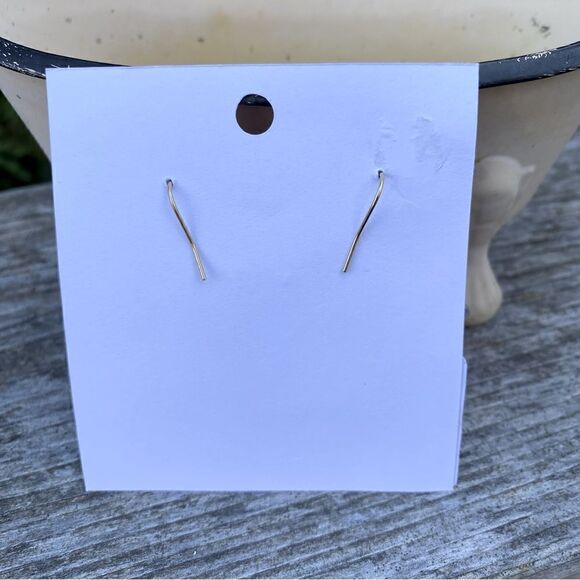 Handmade Pink Circle Bunny Earrings. New! - Picture 3 of 3